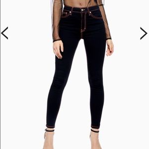 Black Neon Stitch Jamie Jeans W26L30